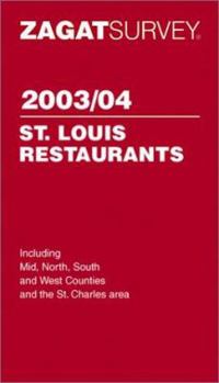Paperback Zagat St. Louis Restaurants Book