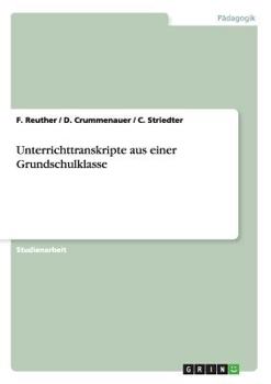 Paperback Unterrichttranskripte aus einer Grundschulklasse [German] Book