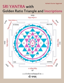 Paperback Sri Yantra with Golden Ratio Triangle and Inscriptions Book