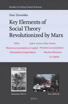 Hardcover Key Elements of Social Theory Revolutionized by Marx Book