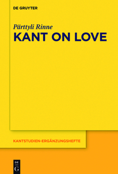 Hardcover Kant on Love Book