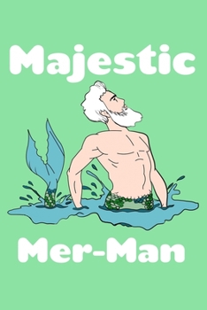 Paperback Majestic Mer Man: Comic Book Notebook Paper Book