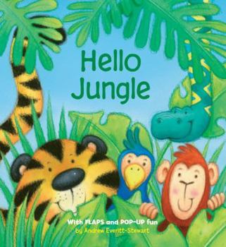 Hardcover Hello Jungle (Barron's Animal Flappers Books) Book