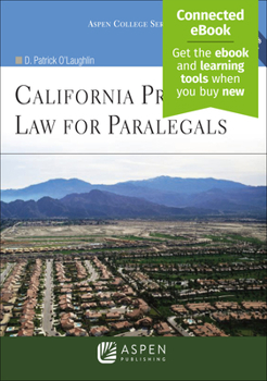 Paperback California Property Law for Paralegals: [Connected Ebook] [With CDROM] Book