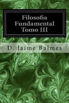 Paperback Filosofia Fundamental Tomo III [Spanish] Book