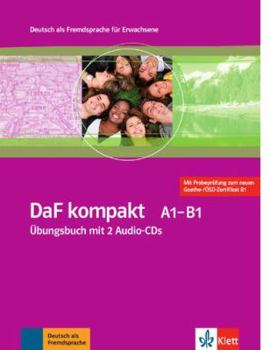 Paperback DaF Kompakt - Nivel A1-B1 - Cuaderno de ejercicios + 2 CD (Edición en un solo volumen) [German] Book