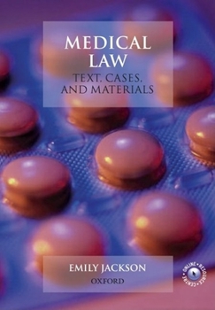 Paperback Medical Law: Text, Cases and Materials Book