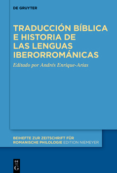 Hardcover Traducción bíblica e historia de las lenguas iberorrománicas [Spanish] Book