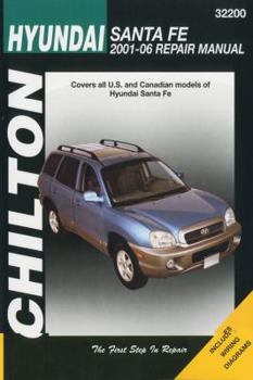 Paperback Hyundai Santa Fe 2001-06 Repair Manual Book