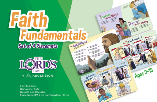 Hardcover Faith Fundamentals Placemats Book