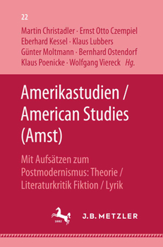 Hardcover Amerikastudien / American Studies [German] Book