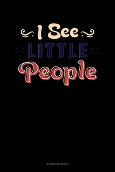 Paperback I See Little People: Address Book