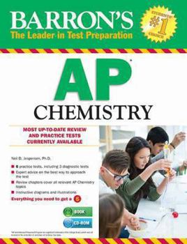 Paperback Barron's AP Chemistry [With CDROM] Book