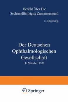 Paperback Der Deutschen Ophthalmologischen Gesellschaft: In München 1950 [German] Book