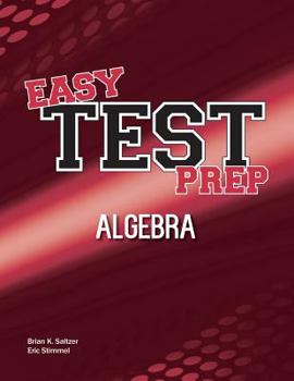 Paperback Easy Test Prep: Algebra Book