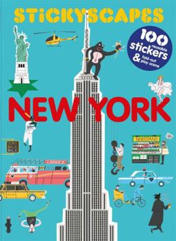 Paperback Stickyscapes: New York Book