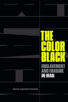 Hardcover The Color Black: Enslavement and Erasure in Iran Book
