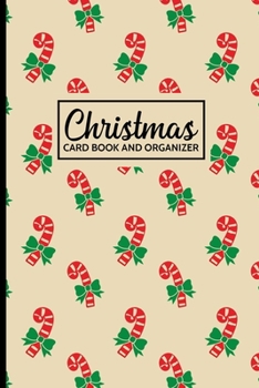 Paperback Christmas Card Book and Organizer: A 6 Year Address Record Book