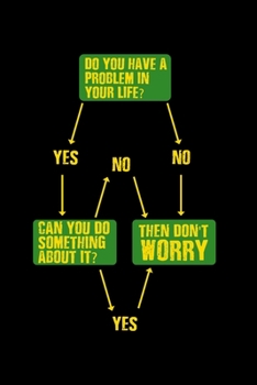 Paperback Notizbuch: Problem L?sung Keine Sorge Dont Worry Geschenk 120 Seiten, 6X9 (Ca. A5), Karomuster [German] Book
