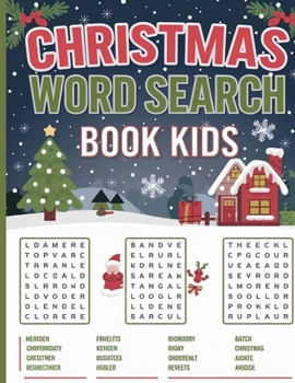 Christmas Word Search for Kids - 500 Fun Christmas Puzzles: Large Print Word Search Book for Kids