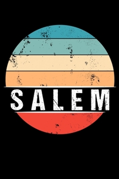 Paperback Salem: 100 Pages 6 'x 9' Travel Journal or Notebook Book