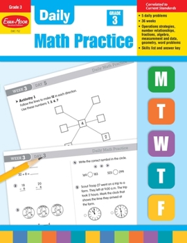 Paperback Daily Math Practice, Grade 3 Teacher Edition Book