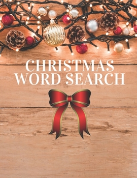 Paperback Christmas Word Search: Large Print, Brain Games For Clever Kids, Searchword & Handwriting Activity Book For Kids Book