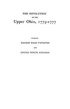 Paperback Revolution on the Upper Ohio, 1775-1777 Book