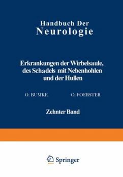 Paperback Erkrankungen Der Wirbelsäule Des Schädels Mit Nebenhöhlen Und Der Hüllen [German] Book