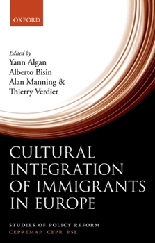 Hardcover Cultural Integration of Immigrants in Europe Book