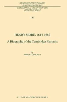 Paperback Henry More, 1614-1687: A Biography of the Cambridge Platonist Book