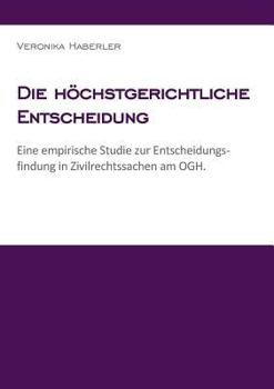 Paperback Die Hochstgerichtliche Entscheidung [German] Book