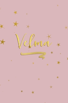 Velma: Personalized Journal to Write In | Rose Gold Line Journal