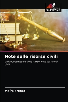 Paperback Note sulle risorse civili [Italian] Book
