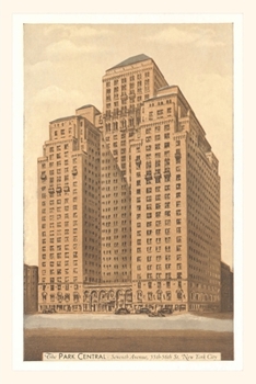 Paperback Vintage Journal Park Central Building Book