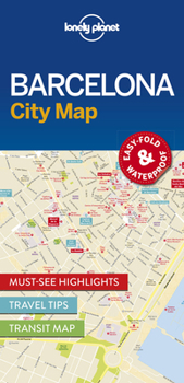 Paperback Lonely Planet Barcelona City Map 1 Book