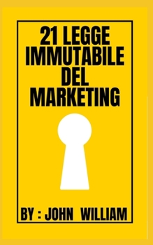 Paperback 21 legge immutabile del marketing [Italian] Book