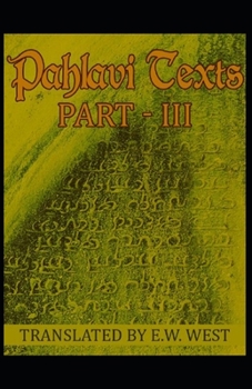 Paperback Pahlavi Texts Part 3( illustrated edition) Book