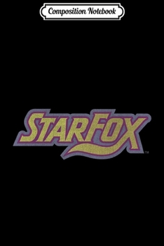 Paperback Composition Notebook: Star fox Vintage Distressed Game Logo Premium Journal/Notebook Blank Lined Ruled 6x9 100 Pages Book