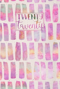 2020: Diary Planner Journal | Horizontal Week on 2 Pages A5 Week to View |  Rainbow Watercolour Brush Strokes (2020 Weekly Diaries)