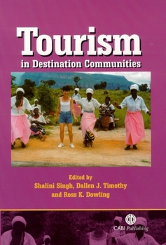 Hardcover Tourism in Destination Communities Book