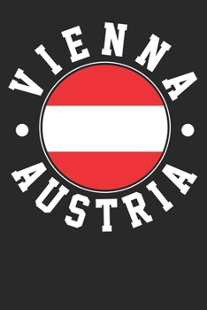 Paperback Notebook: Vienna Austria Dot Grid 6x9 120 Pages Book