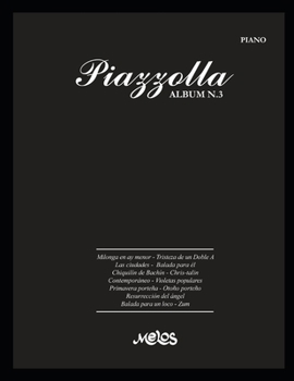 Paperback Piazzolla Album N.3: partituras para piano [Spanish] Book