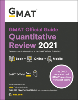 Paperback GMAT Official Guide Quantitative Review 2021 Book