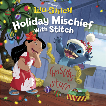 Hardcover Holiday Mischief with Stitch Book