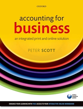 Paperback Accounting for Business: An Integrated Print and Online Solution Book