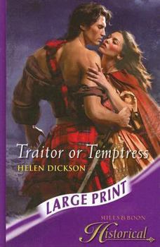 Hardcover Traitor or Temptress [Large Print] Book