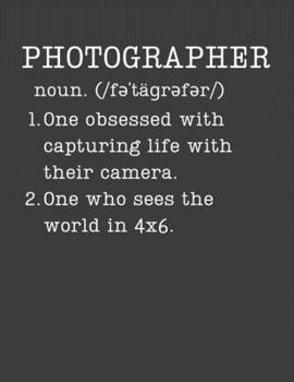 Paperback Photographer: Photography Gifts - 2020 Weekly Planner: A 52-Week Calendar (Definition, Humor) Book