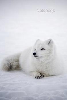 Notebook: Snowy arctic fox jotter