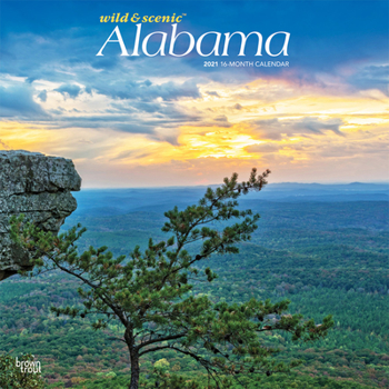 Calendar Alabama Wild & Scenic 2021 Square Book